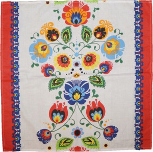 Serwetka Serweta Bawełniana Folk Łowicz 65x65