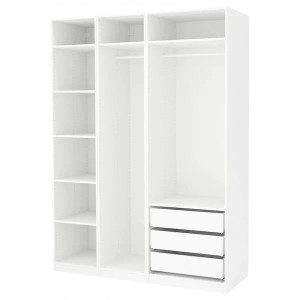 IKEA PAX Szafa biały 175x58x236 cm