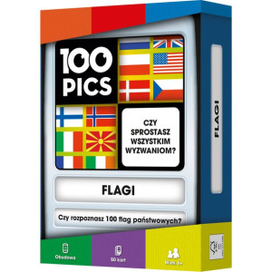 100 Pics Flagi gra karciana quizowa rodzinna