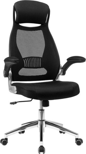 Krzesło biurowe obrotowe, fotel z zagłówkiem ERGONOMICZNE