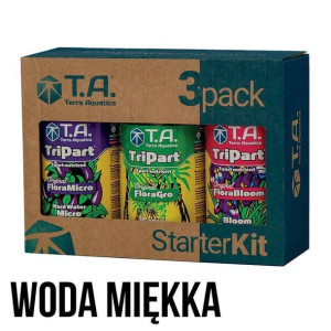 GHE TRIPACK FLORA SOFT TriPart - zestaw nawozów do miękkiej wody