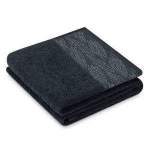 Ręcznik Allium czarny 70x130 BLACK 70x130