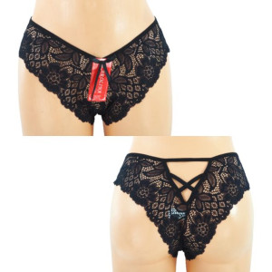 Stringi Damskie 1 Szt M Czarny