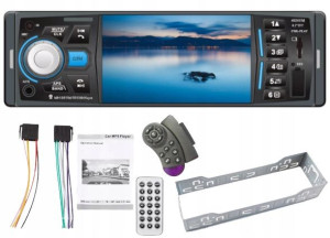 Radio Samochodowe 1DIN USB BLUETOOTH AUX 4,2"