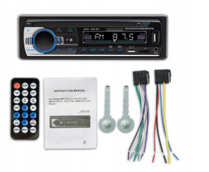 Radio Samochodowe 1DIN BLUETOOTH MIKROFON USB TF