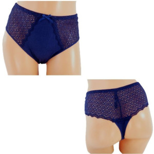 Stringi Damskie 1 Szt. Xl Granatowy
