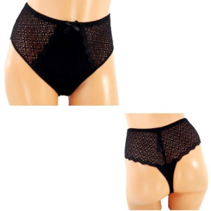 Stringi Damskie 1 Szt. Xl Czarny