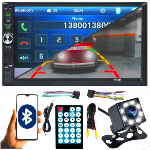 Radio Samochodowe BLUETOOTH 2DIN 7cali USB KAMERKA