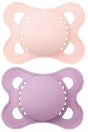 MAM BABY Smoczek Start Silky 2-6 Matt Girl 2SZT MAM 1195