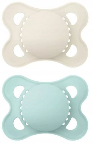MAM BABY Smoczek Start Silky 2-6 Matt Unisex 2SZT MAM 1201