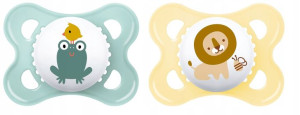 MAM BABY Smoczek Silky 2-6 Together Unisex 2SZT MAM 1232
