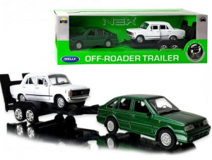 Welly Polonez Caro Fiat 125p Laweta Samochody 1:34-1:39