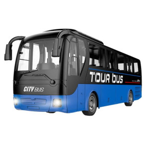 Autobus Niebieski Zdalnie Sterowany Jazda W 4 Kierunkach