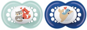 MAM BABY Smoczek Start Silky 16+ Together Boy 2SZT MAM 1393
