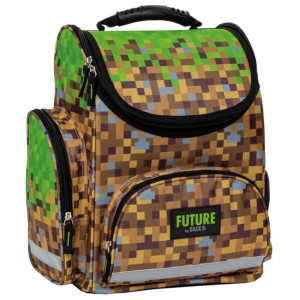 Tornister Kasetonowy Ergonomiczny Zielone Minecraft