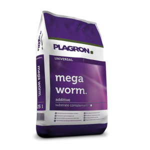 Plagron nawóz Mega Worm 25L - polepszacz gleby (humus koprolitowy)