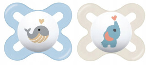 MAM BABY Smoczek Start Silky 0-2 Together Boy 2SZT MAM 1164