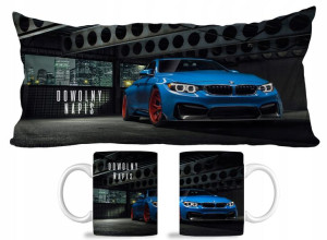 PODUSZKA KUBEK BMW Zestaw Fana Dodaj Imię N8