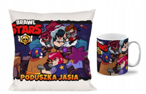 Zestaw Kubek + Poduszka 40x40 Brawl Stars W.6