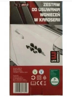 Zestaw do usuwania wgnieceń w karoserii GT MAX