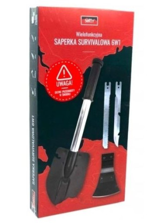 Saperka wielofunkcyjna SURVIVALOWA 6W1