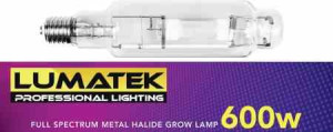 Lampa Mh Lumatek 600w 6k