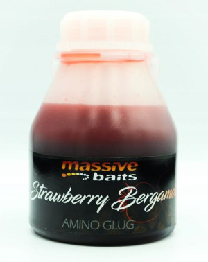 MASSIVE BAITS AMINO Glug Strawbery Bergamota 250ml