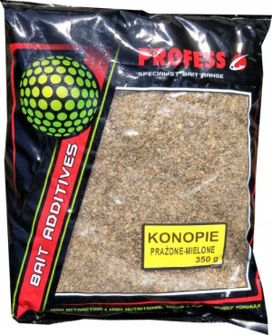 Profess Konopie Prażone Mielone 350g Dodatek