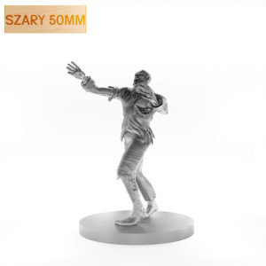 Figurka Rpg - Seria Potwory - Zombie Mężczyzna A - Szary 50 Mm