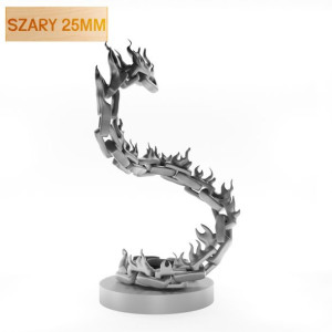 Figurka Rpg - Seria Akcesoria - Efekt Zaklęcia Łańcuch - Szary 25 Mm