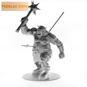Figurka Rpg - Seria Potwory - Zombie Ogr - Podkład 50 Mm