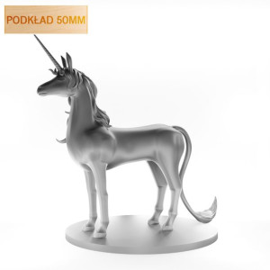 Figurka Rpg - Seria Potwory - Jednorożec - Podkład 50 Mm