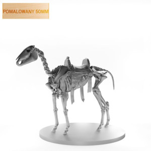 Figurka Rpg - Seria Potwory - Szkielet Rumaka Bojowego - Pomalowany 50 Mm