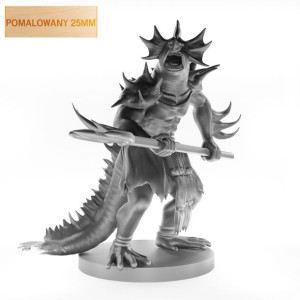 Figurka Rpg - Seria Potwory - Sahuagin - Pomalowany 25 Mm