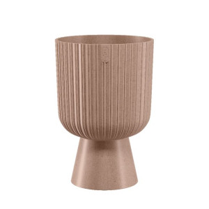 Doniczka okrągła Keli Mika Petit Eco Wood 18 na nóżce Kwietnik