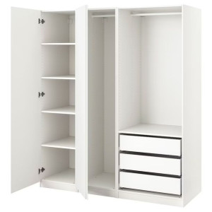IKEA PAX/VIKANES Szafa biały 175x58x201 cm