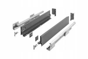 Szuflada Axis Pro Push Open Niska 300 H86 Antracyt Pb-axispro-p2o-kpl300a