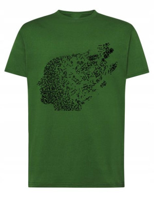 T-Shirt koszulka nadruk głowa muzyka r.4XL