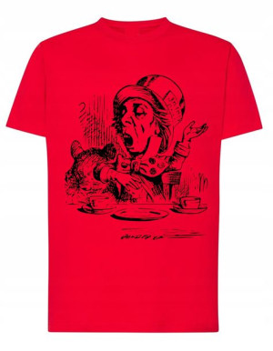 T-Shirt koszulka nadruk Kapelusznik Rozm.4XL