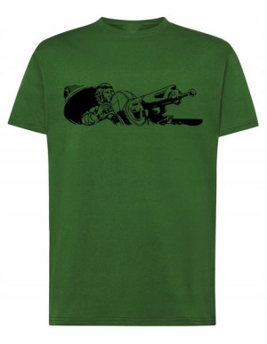 T-Shirt koszulka nadruk KARABIN DZIAŁKO r.4XL