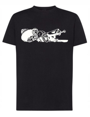 T-Shirt koszulka nadruk KARABIN DZIAŁKO r.L