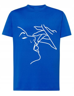 T-Shirt koszulka nadruk kobieta wiśnia r.M