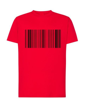 T-Shirt koszulka nadruk kod kreskowy Rozm.XXL