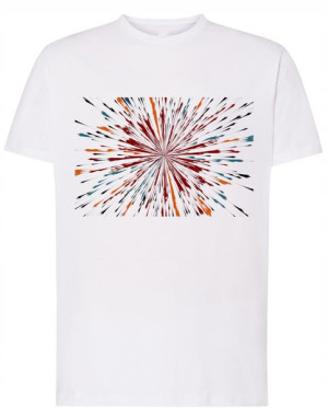 T-Shirt koszulka nadruk kolory abstrakcja r.3XL
