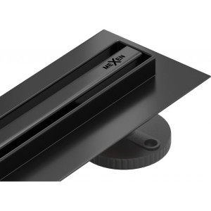 Mexen Flat 360° Slim odpływ liniowy obrotowy 130 cm, czarny - 1741130