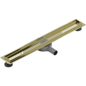 Mexen Flat 360 korpus do odpływu liniowego obrotowy 50 cm, złoty - 1540050