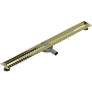 Mexen Flat 360 korpus do odpływu liniowego obrotowy 100 cm, złoty - 1540100