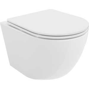 Mexen Lena miska wc Rimless z deską wolnoopadającą slim, duroplast, biała -