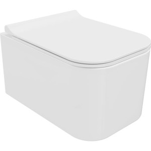 Mexen Elis miska wc Rimless z deską wolnoopadającą slim, duroplast, biała -