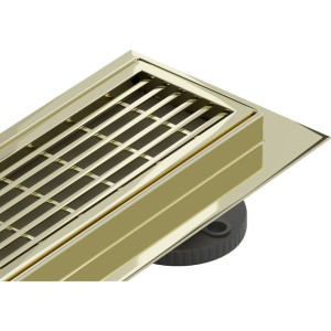 Mexen Flat M33 odpływ liniowy 80 cm, złoty - 1533080-15